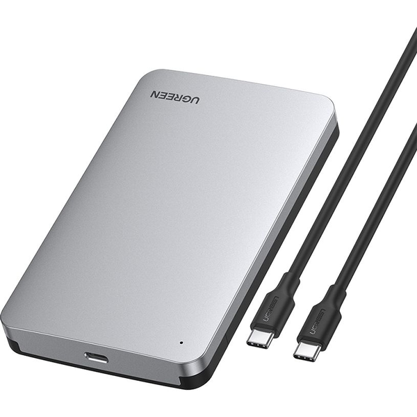 Ugreen 70499 drevkabinet HDD/SSD kabinet Grå 2.5/3.5"