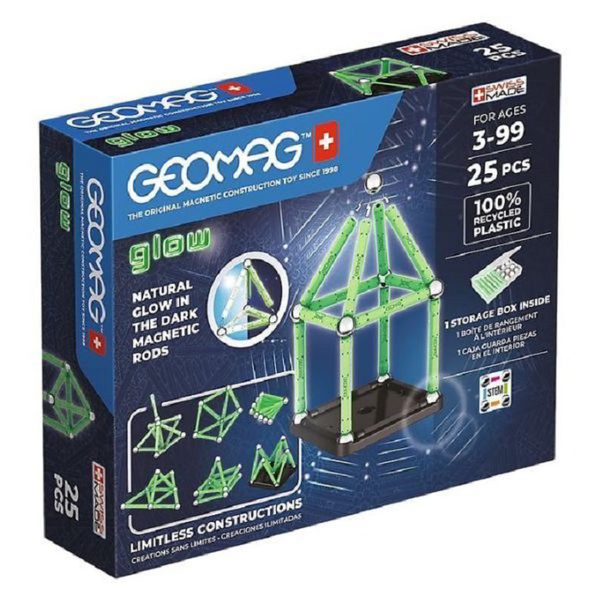 Geomag Glow Recycled Hračka s neodýmovým magnetom