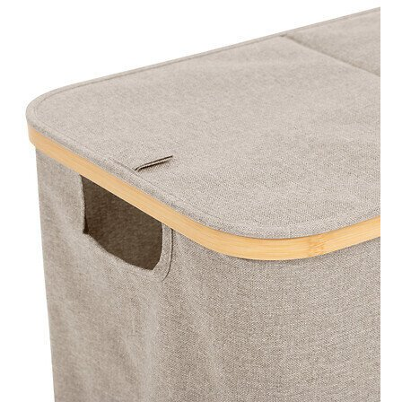 Cesto De La Ropa "tidy Box" 80l Doble Plegable Gris