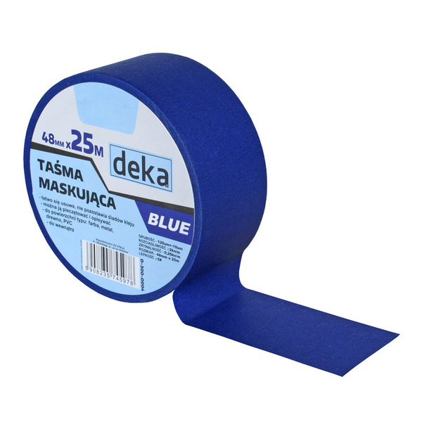  Deka Taśma malarska BLUE 48mm 25mb