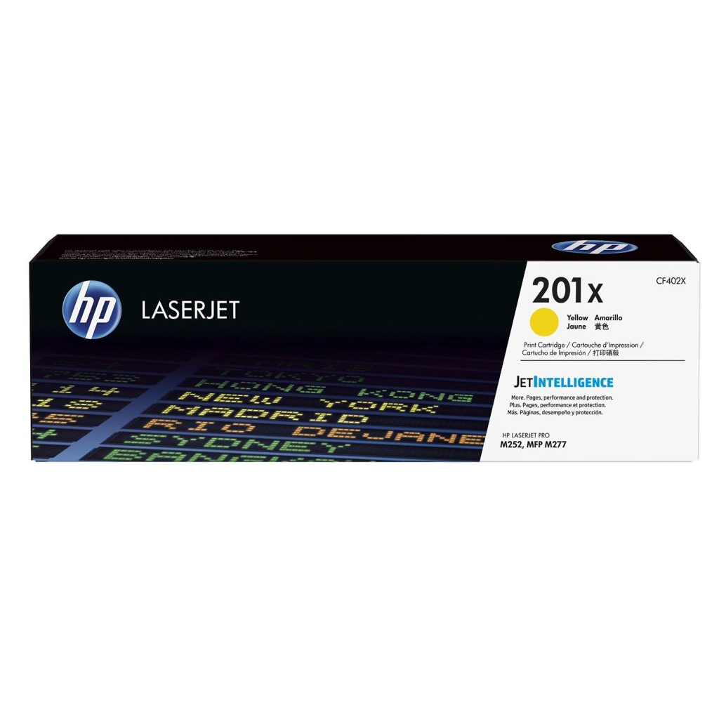 HP 201X nagy kapacitású sárga tonerkazetta (CF402X) (CF402X)