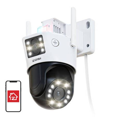ZOSI C298 WiFi Pan Tilt 6MP Dual IP66 IP kültéri kamera (C298)
