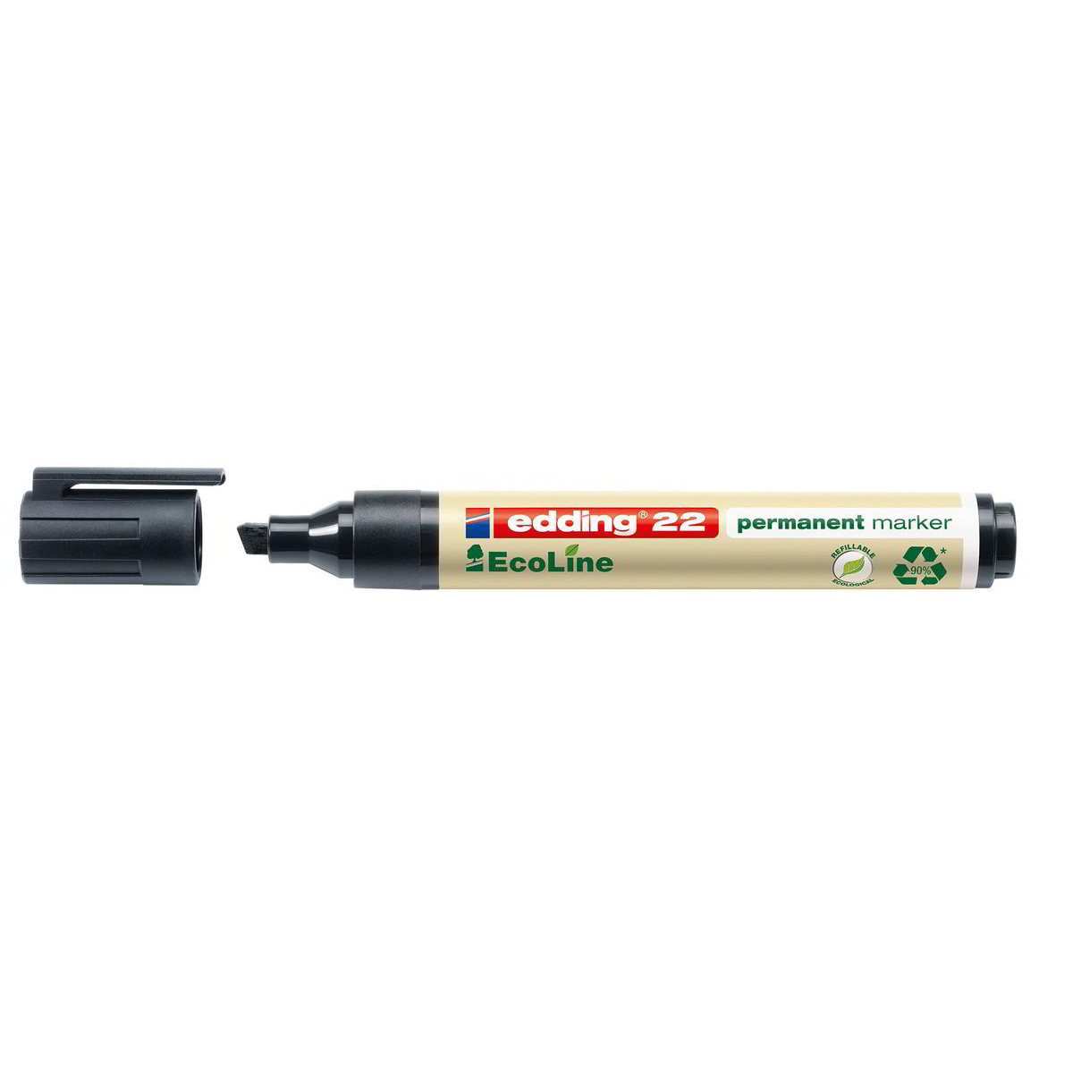 Edding 22 Ecoline 1-5mm Alkoholos marker - Fekete (7580176000)