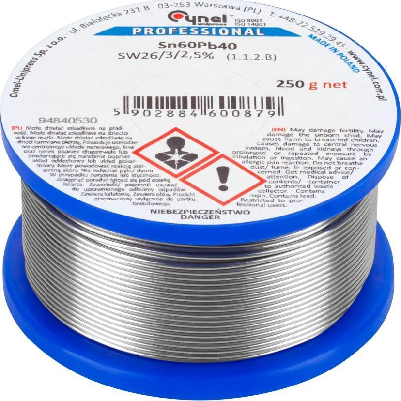 Ón 0,70mm/250g Sn60Pb40 CYNEL (LEC-LUT0105-250)