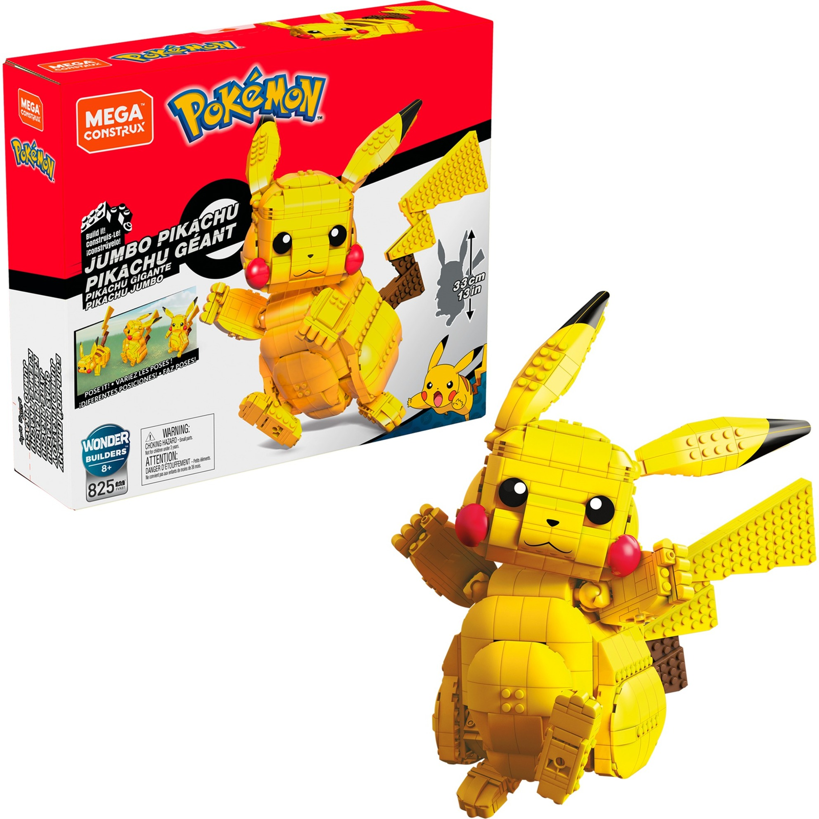 MEGA Pokémon FVK81 építőjáték kellék Figurák Sárga (FVK81)