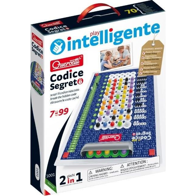 Clementoni Quercetti: Titkos kód 2az1-ben logikai játék (1001) (040-1001)