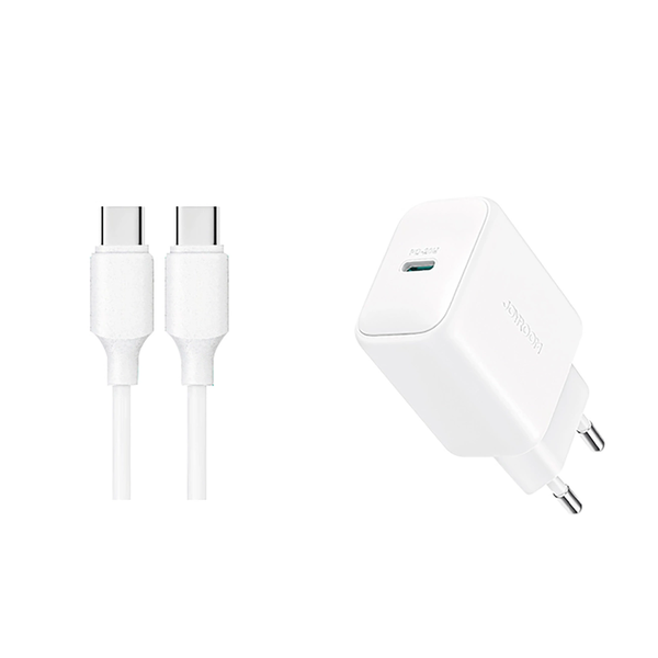 Joyroom nabíjačka do siete JR-TCF20 USB-C PD 20W + kábel USB-C / USB-C 1m