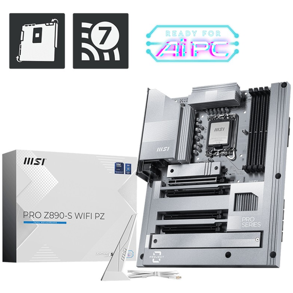 MSI PRO Z890-S WIFI PZ alaplap Intel Z890 LGA 1851 (Socket V1) ATX