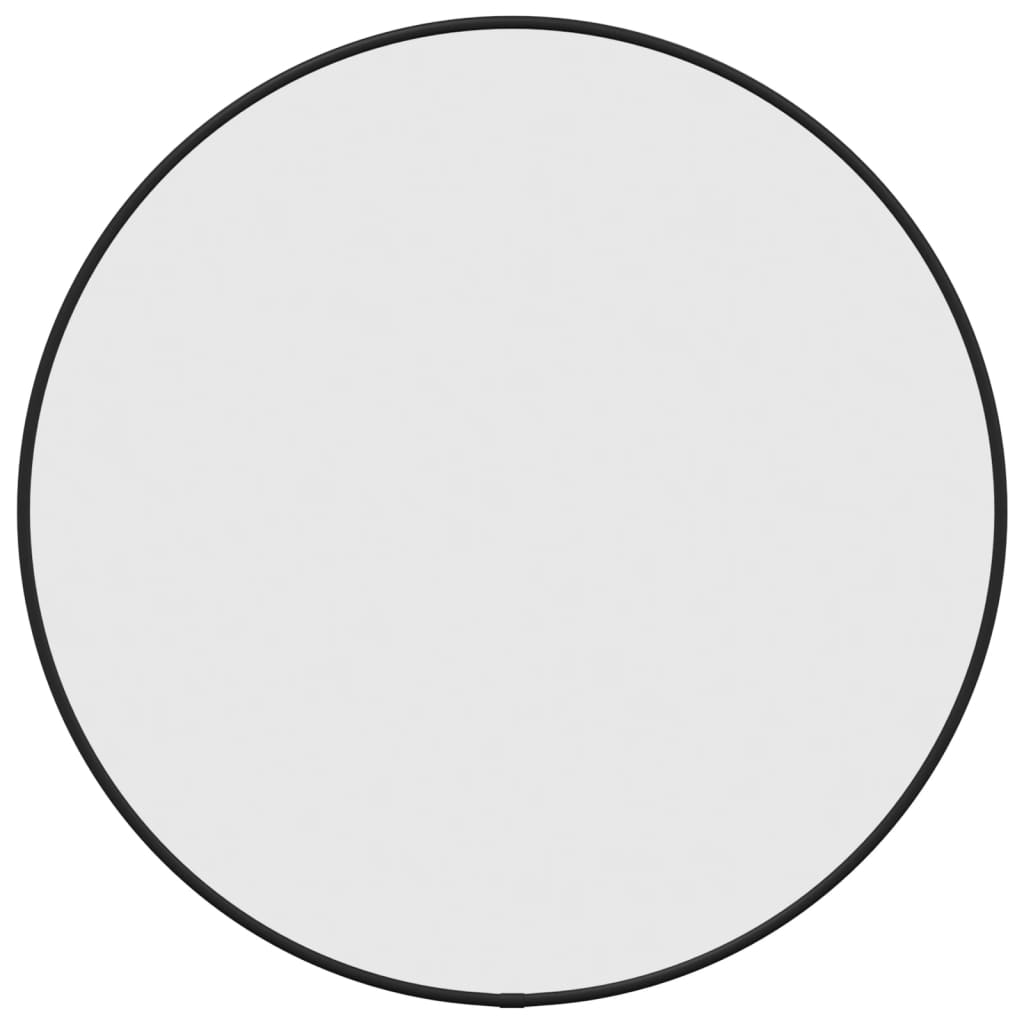 fekete falitükör Ø 50 cm Kerek (348186)