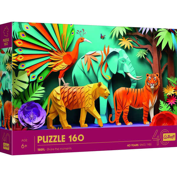 Trefl 40051 puzzel Legpuzzel 160 stuk(s) Dieren