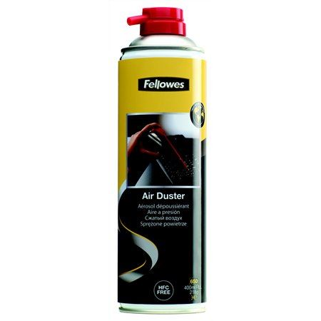 Fellowes 9977804 kit per la pulizia Tastiera, Stampante, Universale Pulitore ad aria compressa per la pulizia delle attrezzature 400 ml