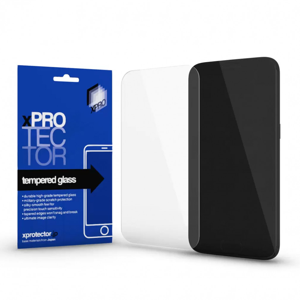 Samsung Galaxy A20 / A30 / A30s / A50 / A50s / M30, Kijelzővédő fólia, ütésálló fólia (az íves részre NEM hajlik rá!), Tempered Glass (edzett üveg), 0.33, Xprotector, Clear (XP117459)