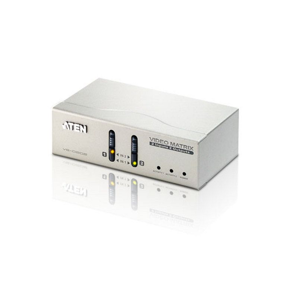 ATEN VS0202 2x2 VGA/Audio Matrix Switch