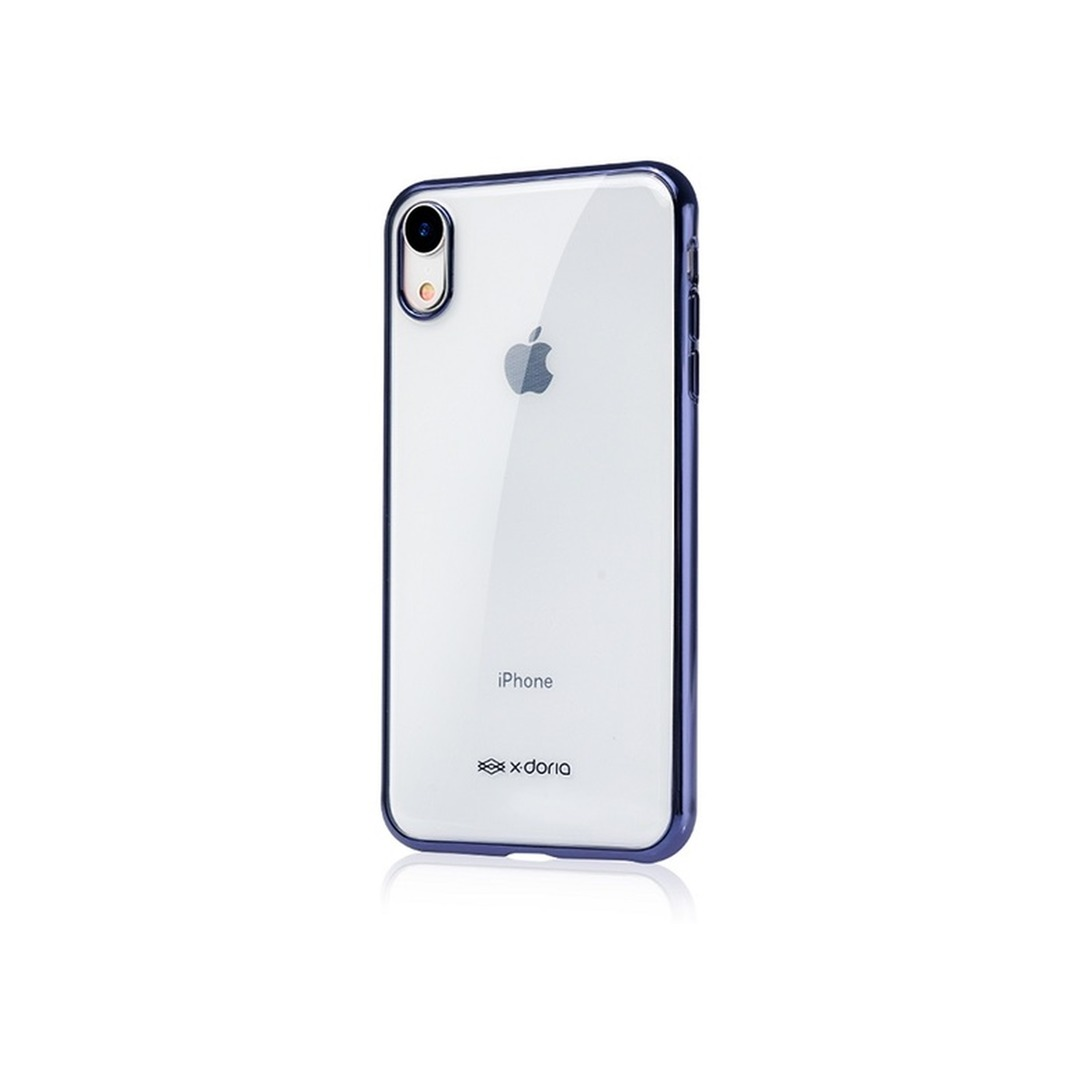 X-Doria Apple iPhone Xs/X Védőtok - Átlátszó/Kék (3X2C3206A)