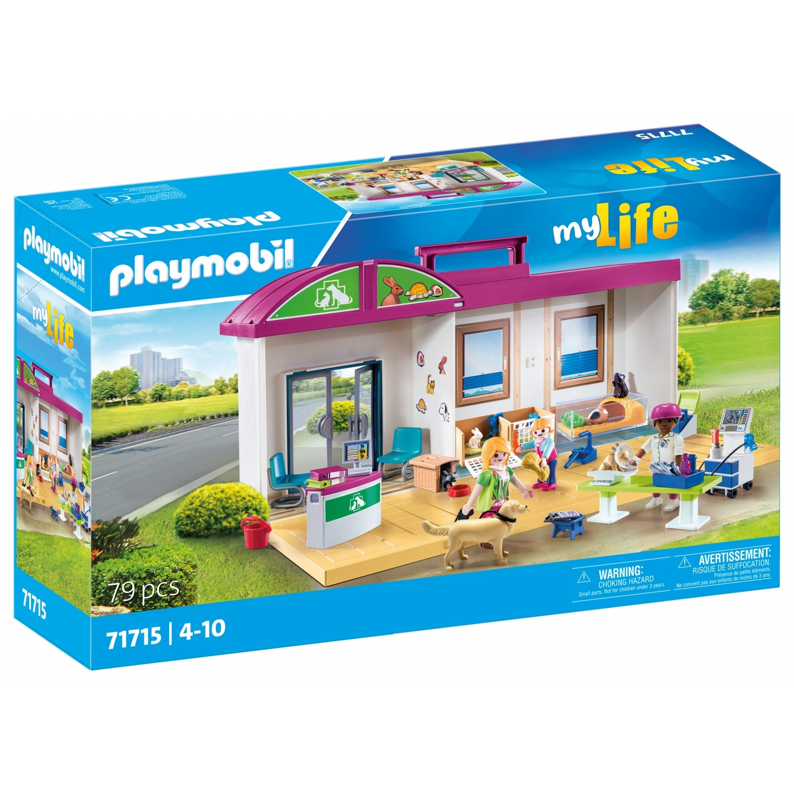 Playmobil 71715 My Life - Hordozható Állatorvosi Rendelő (71715)