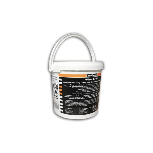Zvg Toallitas Humedas Wiper Bowl Con Dispensador Aproximadamente 25x25 Cm (72 Unidades)