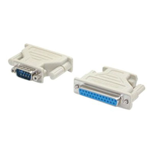 StarTech.com Adapter DB9M - DB25F Beige