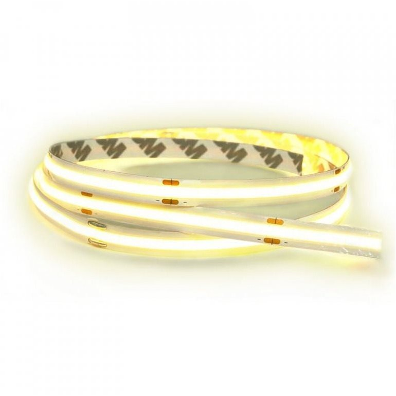 Solight LED COB fényszalag 5m, 10W/m, 1000lm/m, CRi>90, IP44, melegfehér (WM616)