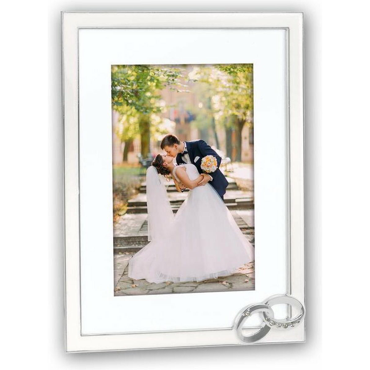 ZEP P9246 Mariage 15,6x20,6 Képkeret - Ezüst/fehér (P9246)
