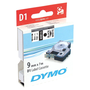 Етикети DYMO LabelManager D1, 9 мм x 7 м, Черен/Бял