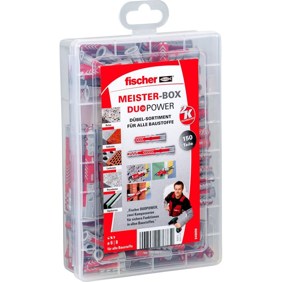 Fischer Meister-Box DUOPOWER Dübelkészlet (150 db/csomag) (540096)