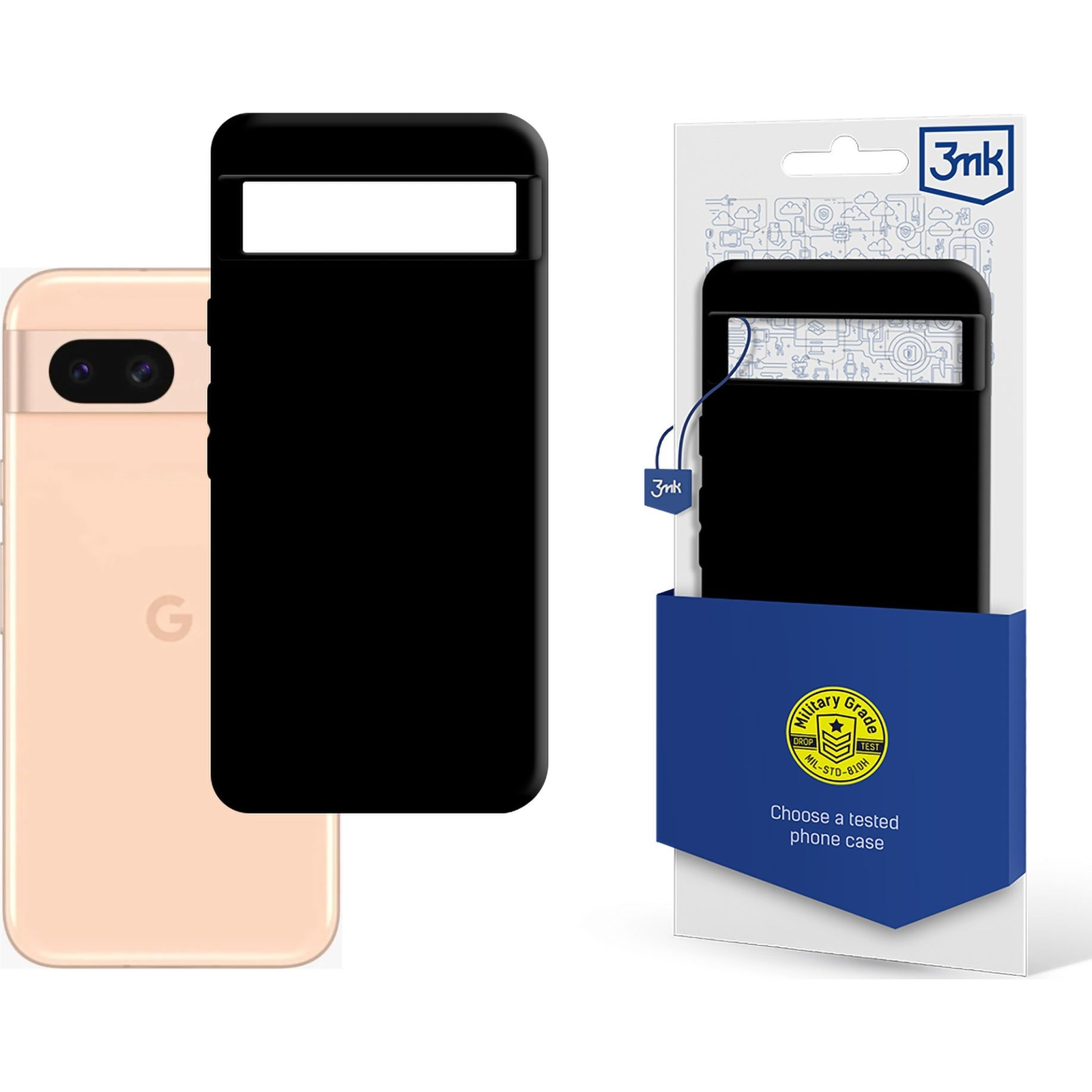 3mk Matt TPU anyagú Telefontok Google Pixel 8A 5G (5903108568081)