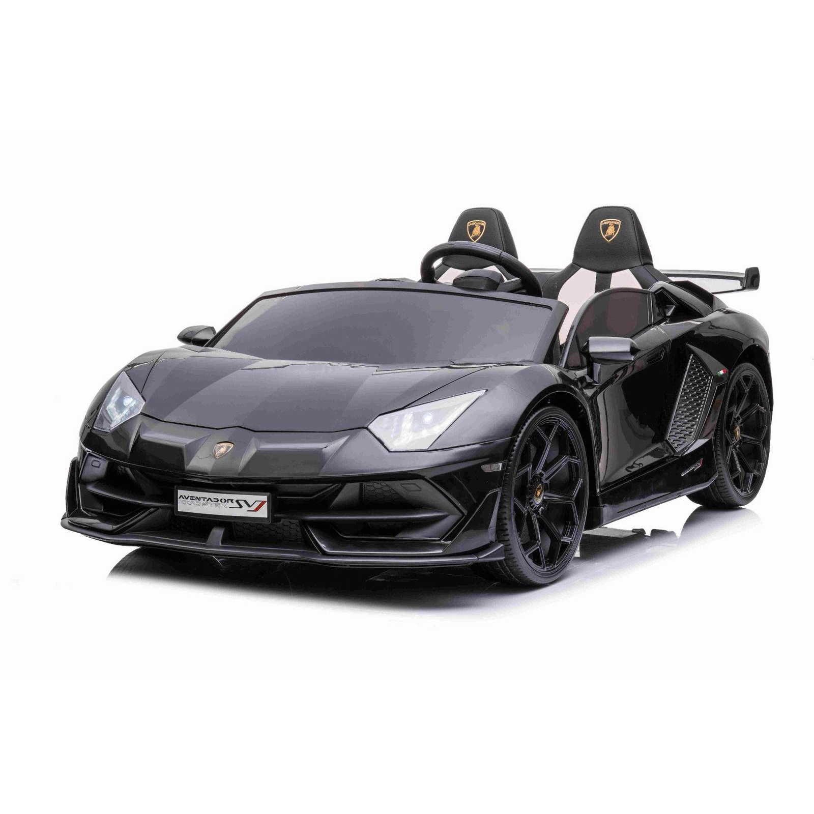 Lamborghini Aventador 24V, kétüléses - fekete lakkozott (8586019942828)