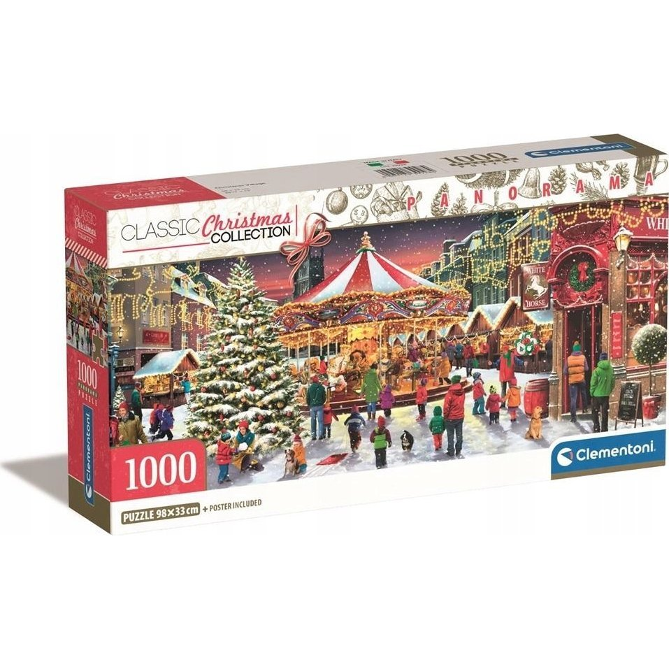 Clementoni 1000 pcs Christmas Village CB Panorama (8005125399284)