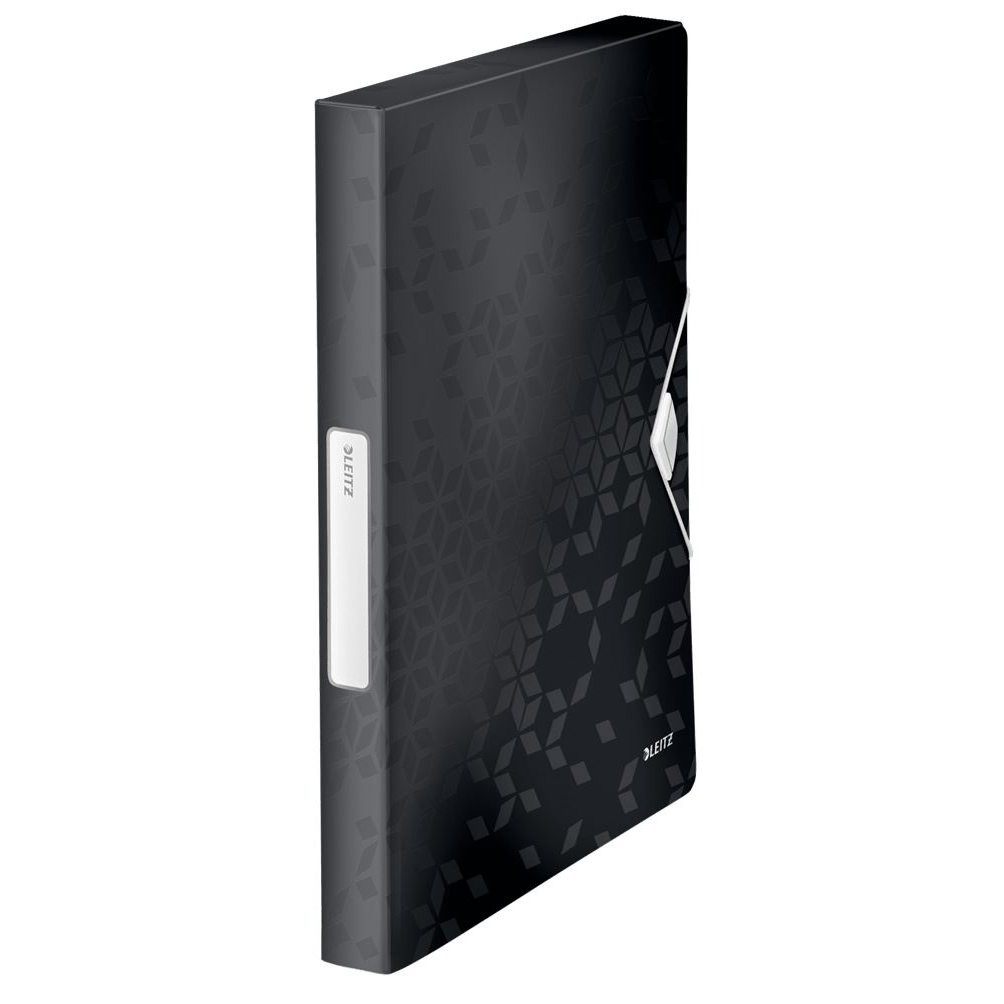 Leitz WOW jumbo gumis mappa fekete (46290095) (46290095)