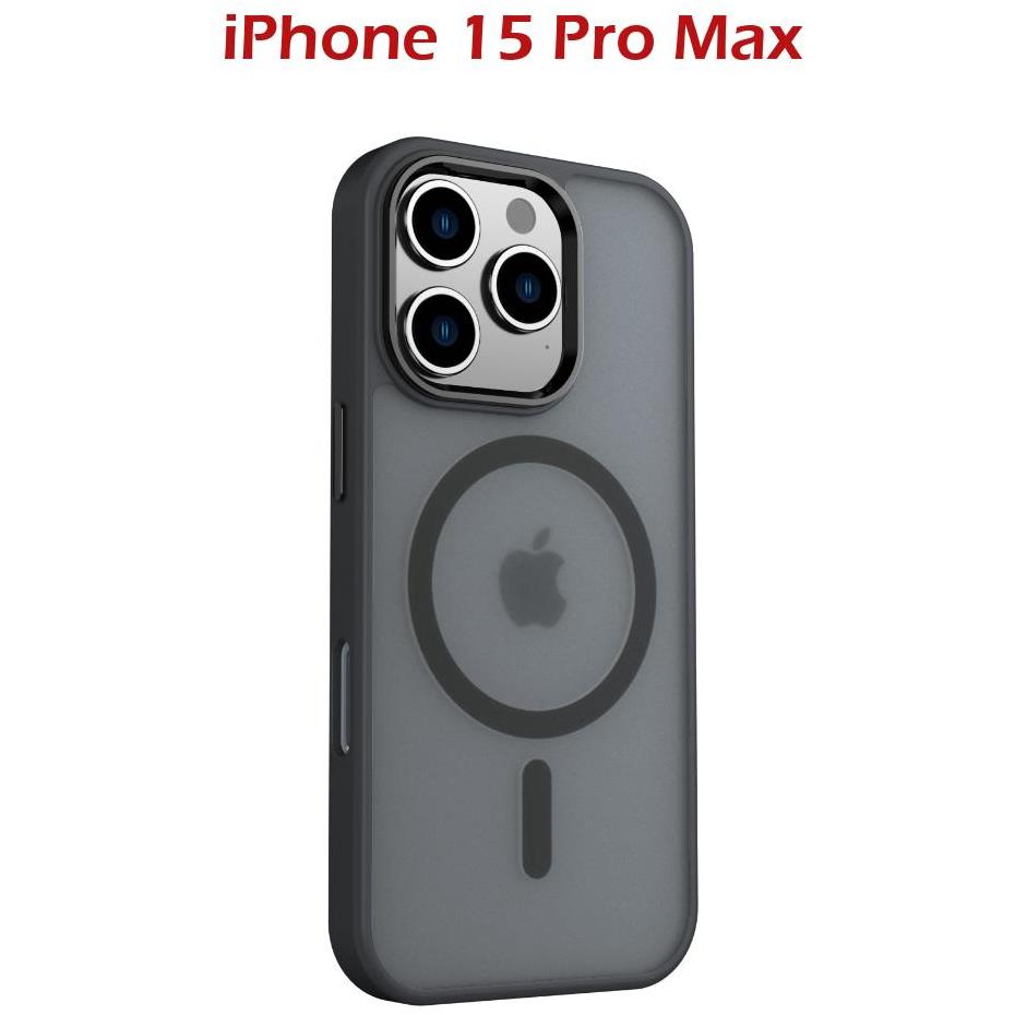 Swissten MagStick Flex iPhone 15 Pro Max fekete tok (35503020)