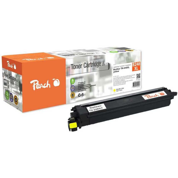 Peach PT1363 tonerpatron 1 stk Kompatibel Gul
