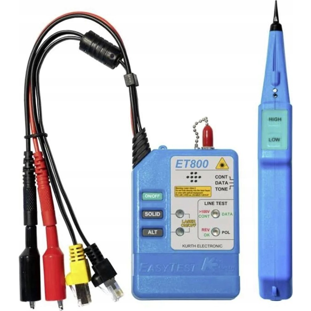 Kurth Electronic KE801 Vezetékkereső Folytonosság, Azonosító, Vezeték keresés, Megszakítás (0.49568)