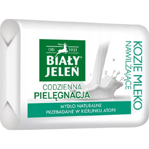  Biały Jeleń Mydło hipoalergiczne premium z Kozim mlekiem 100g