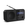Портативно радио Sharp Tokyo, DAB+, FM RDS, Bluetooth, Черен