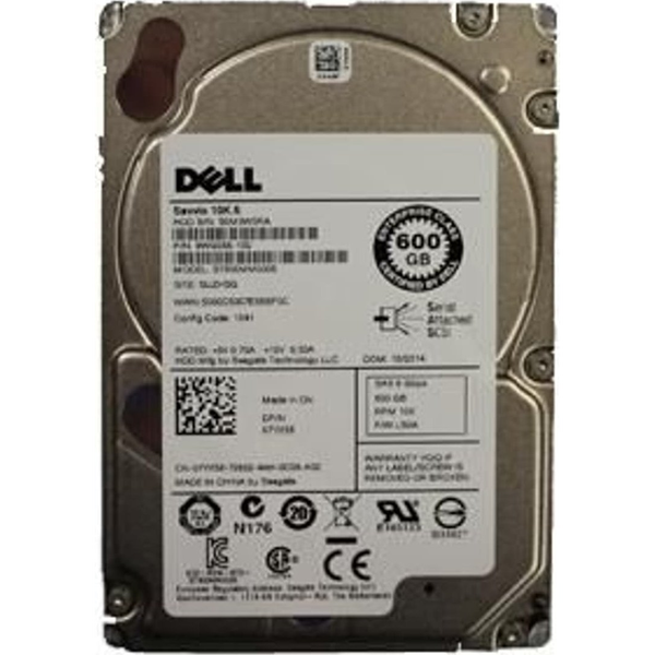 DELL 7YX58 harddisk 600 GB 10000 rpm 2.5" SAS