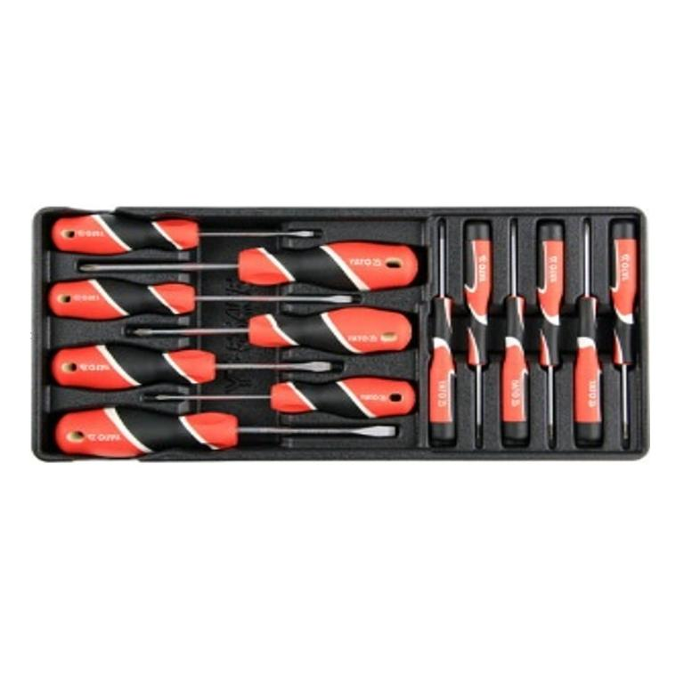 YATO dugaszolóbetét - csavarhúzó készlet 13 db (YT-55455)