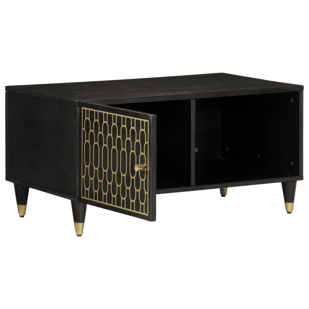 tömör mangófa dohányzóasztal 80 x 50 x 40 cm (358324)