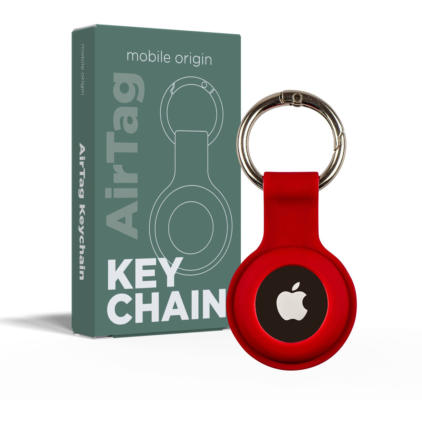 Mobile Origin Airtag KeyChain, red (FRL-ATKC-RED)