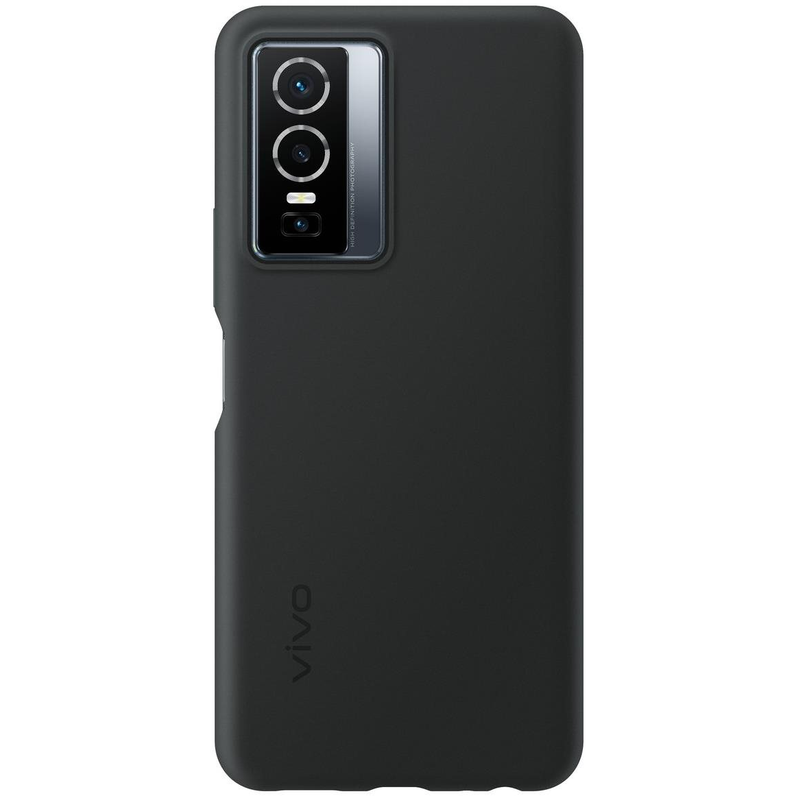 Vivo Y76 5G szilikon tok, fekete (6000314)