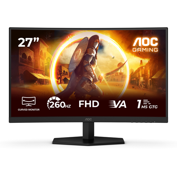 AOC G4 C27G42ZE computerskærm 68,6 cm (27") 1920 x 1080 pixel Fuld HD LCD Sort, Rød