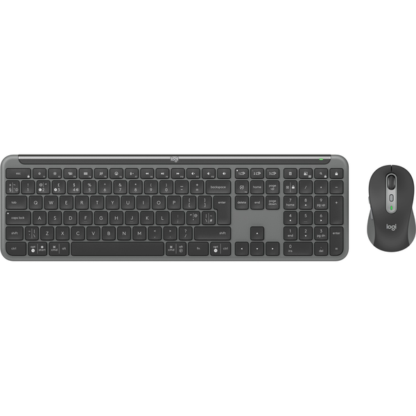 Logitech MK950 Signature for Business tastaturi Mouse inclus Birou RF Wireless + Bluetooth QWERTY Engleză Regatul Unit Grafit