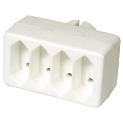 Somogyi Euro elosztó 4 aljzat (NV 24/WH) (NV 24/WH)