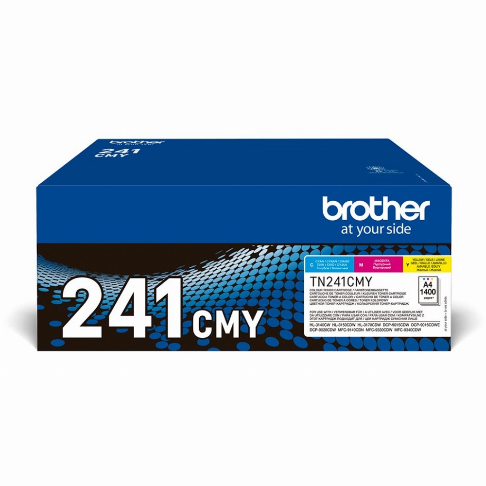 Brother TN-241CMY toner 3 kusov Originál Azúrová, Purpurová, Žltá (TN241CMY)