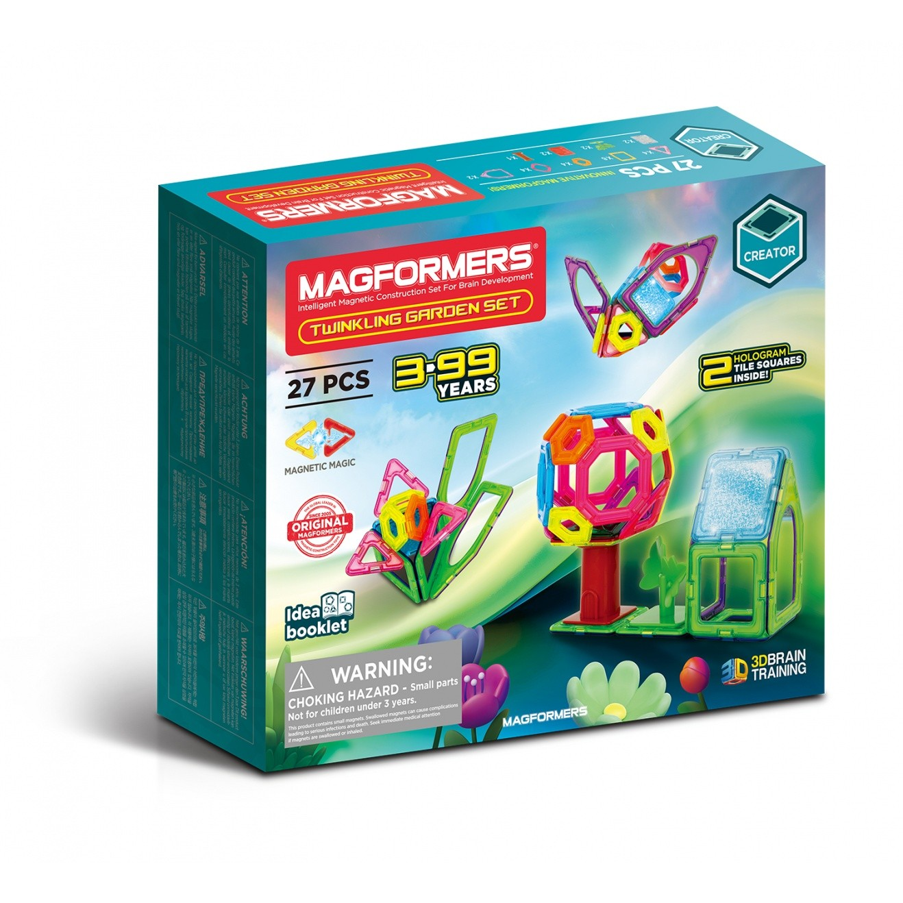 Magformers Twinkling garden 27 darabos Mágneses Építőjáték (005-703021)