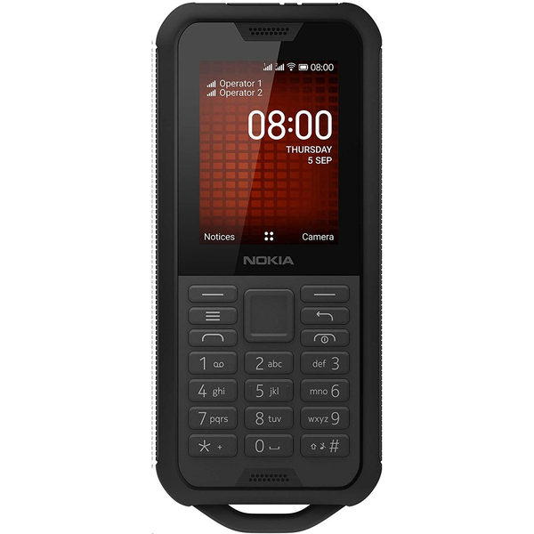 Nokia 800 Tough Dual-Sim mobiltelefon fekete acél (16CNTB01A02) - Bontott termék!