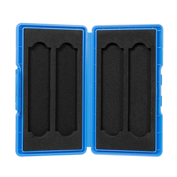 Ochranné pouzdro LogiLink pro 4 SSD disky M.2, odolné proti nárazům, modré