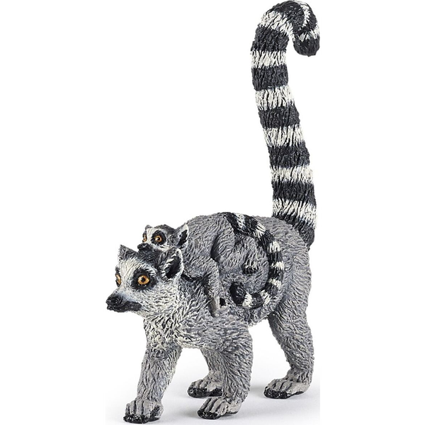 Figurka Papo Lemur z młodym