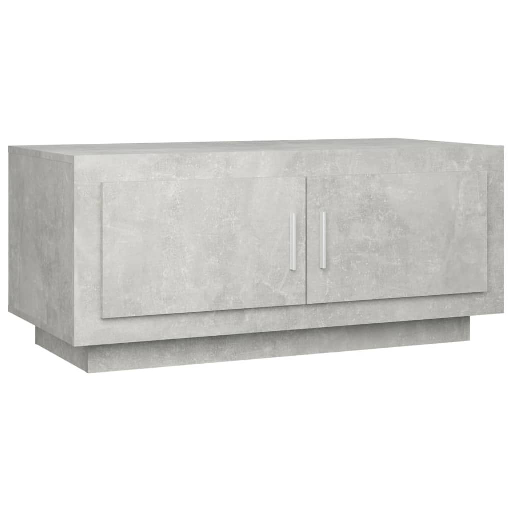 betonszürke szerelt fa dohányzóasztal 102x 50 x 45 cm (811812)