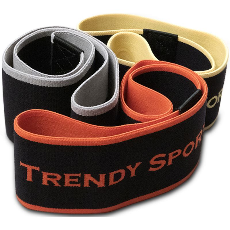TRENDY SPORT 204600563 Hip Loop Edző hurok erős fekete / szürke