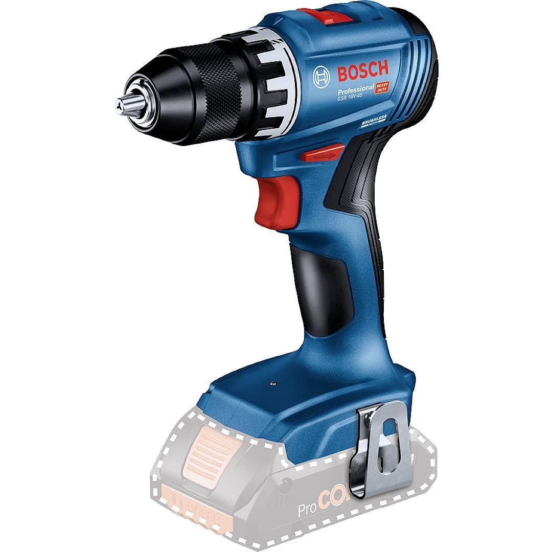 Bosch GSR 18V-45 akkus fúrócsavarozó akkumulátor nélkül (06019K3201) (06019K3201)